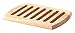 Produktbild Continenta rechteckiger Holz-Untersetzer aus Gummibaumholz, Unterlage für Töpfe und Pfannen, Größe: 26 x 20 x 1,5 cm