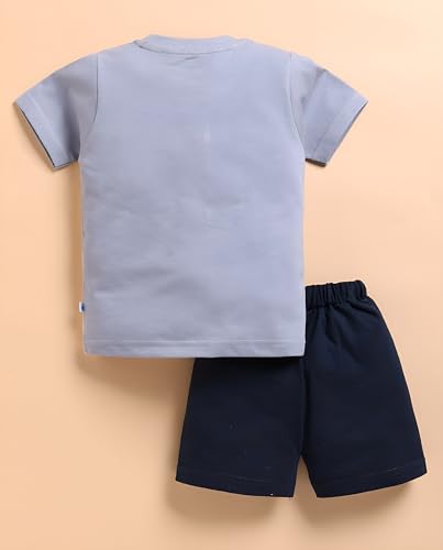 Image of Tonyport Boys Printed T-Shirt & Shorts