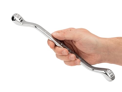 Image of TEKTON 21 x 23 mm 45-Degree Offset Box End Wrench | WBE24321