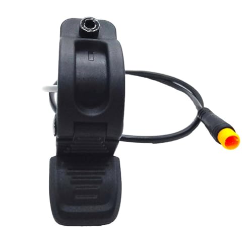 Gettimore Patinete eléctrico con acelerador de pulgar, compatible con cabeza M8, 66,8 x 54 cm, longitud de línea de 31 cm/44,5 cm, plástico negro, diseño resistente al desgaste, uso a largo plazo