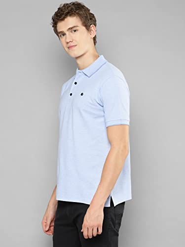 Image of Allen Cooper Solid Pure Cotton Polo Tshirts for Men