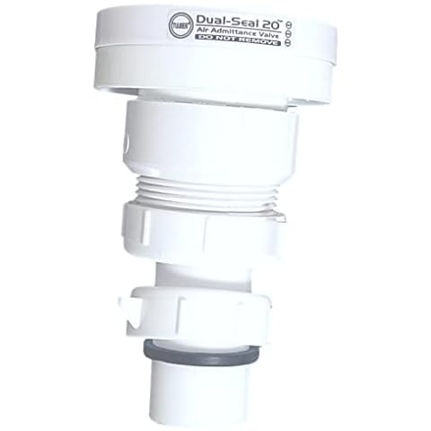 1-1/4" x 1-1/2" Tuuber Air Admittance Valve with adapter for 1-1/4" slip connection Cover