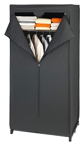 WENKO Kleiderschrank Mod. Deep Black mit Ablage und Kleiderstange...