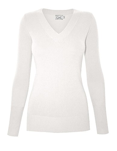 Image of Cielo Women's Solid Soft Stretch Pullover Knit Sweater