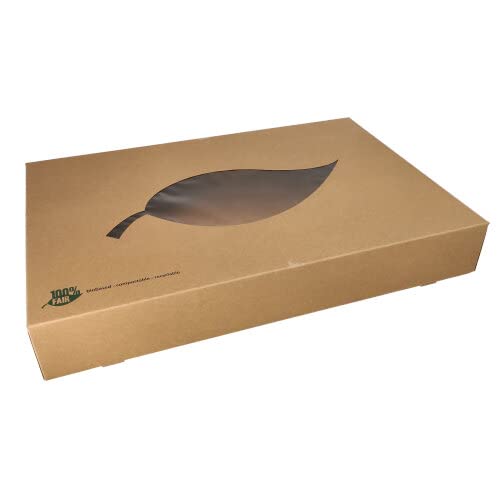 Boîte De Transport NOIRE Pour Plateau Type Traiteur 46 X 35 X 6 Cm Carton De 100 Unites