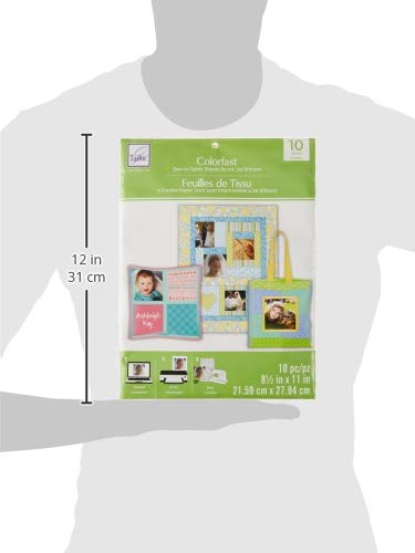 June Tailor JT-961 Colorfast Fabric Sheets 10-Pack White thumb #2