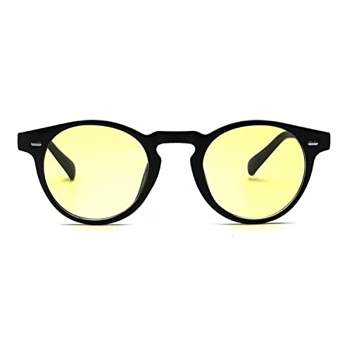 Image of Dervin UV Protected Small Shape Rivet Round Sunglasses for Men and Women