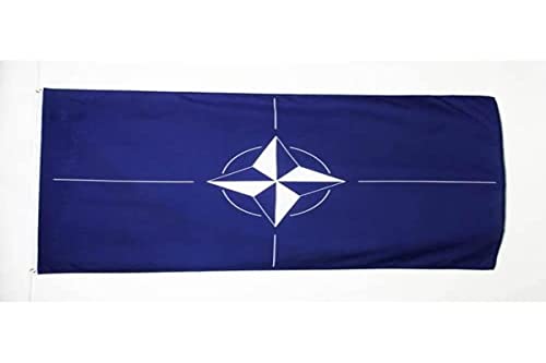 Bandera Jardín Nato North Atlantic Treaty Organization Garden Banderas Durable Banderas Del Patio Para Césped Granja Porche 90X150 CM