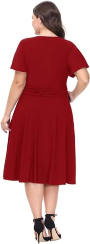 Image of TASHVIKA'S Women's Fit & Flare Midi Dress