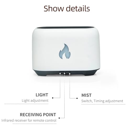 Diffuseur d'arômes effet flamme avec brume 3D, l'idée cadeau relaxation - 7