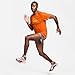 Nike Men's Dri-FIT Trail Running T-Shirt (US, Alpha, Medium, Regular, Regular, Campfire Orange)
