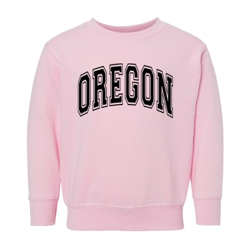 Arch Oregon Kids Sweatshirt Toddler 4T Pink