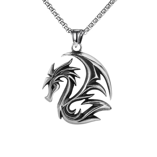 Cadeaux bijoux homme collier pendentif punk pour anniversaire et célébration