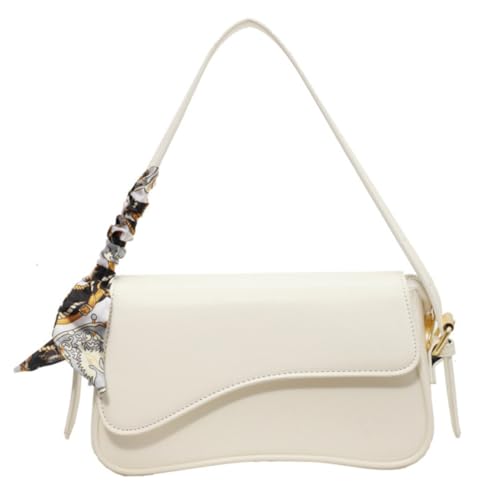 Bolsa Baguete Feminina Transversal Pequena Festa (Branco)