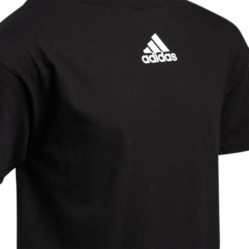 adidas Kids Youth Short Sleeve Amplifier T-Shirt Sportswear, Black3