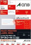 Amazon | エーワン パソコンプリンタ＆ワープロラベルシール［プリンタ