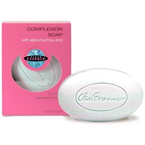 Clear Essence Anti-Aging Complexion Soap W/Alpha Hydroxy Acid - Cleansing and Exfoliating Soap Bar - Anti Aging And Acne Bar - Dermatologist Tested - All Skin Types (5 Oz.) Cover