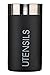 Premier Housewares - Cubilete para Utensilios de Cocina, Color Negro