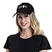 Flag of Guatemala Heartbeat Baseball Cap Fashion Adjustable Brim Peaked Cap for Men Women Black