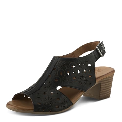 Spring Step Kovach Women's Leather Sandals – Comfy Buckle Sandals for Women