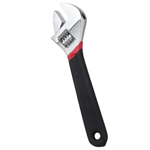 6″/150mm Adjustable Wrench, Small Metric Scales Adjustable Spanner Max Opening 20mm Wide Jaw Wrench with Rubber Anti-Slip Grip High Carbon Steel Rust Resistant Spanner