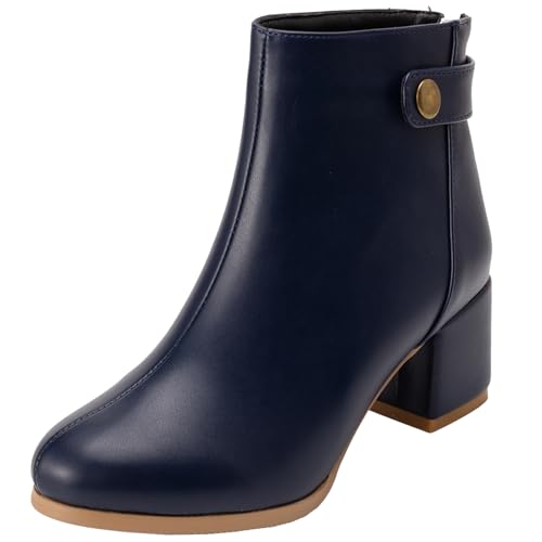 Bottines décontractées Onewus pour marcher sans douleur au talon carré