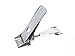 JW Winco Series GN 821 Steel Toggle Latch with Adjustable Grip, Metric Size, Type SV, Clamp Size 400, 4000 Newton Holding Capacity, Long