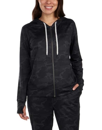 KIRKLAND Signature Women's Lightweight Full Zip Hooded Jacket