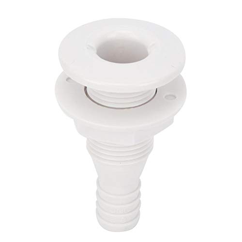 Boat Drain Vent Plastic Boat Marine Yacht Drain Vent Boat Body Fitting Vent Hose for Boats(1 1/2 Inch)