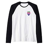 Photo Gallery fragola bisessuale lgbtq pride bandiera cottagecore frutta maglia con maniche raglan Photo Gallery fragola bisessuale lgbtq pride bandiera cottagecore frutta maglia con maniche raglan