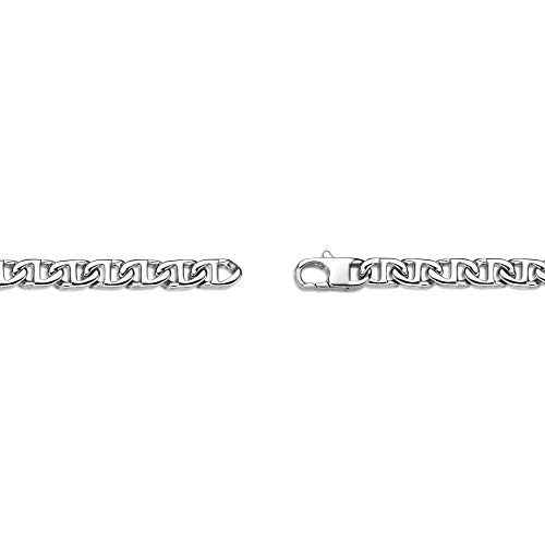 Lavari Jewelers Stainless Steel Mariner Link Necklace for Men 22 to 24 Inch Chain Lobster Claw 10 mm2
