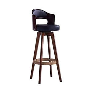 Hhaoran-9868 LUCBEI Stołek Barowy Drewniany