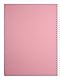 Clairefontaine 327124C - Spiralbuch Heft Linicolor Essence, DIN A4, 21x29,7 cm, 90 Blatt kariert 90g, Einband aus gerilltem PP, Rosa, 1 Stück