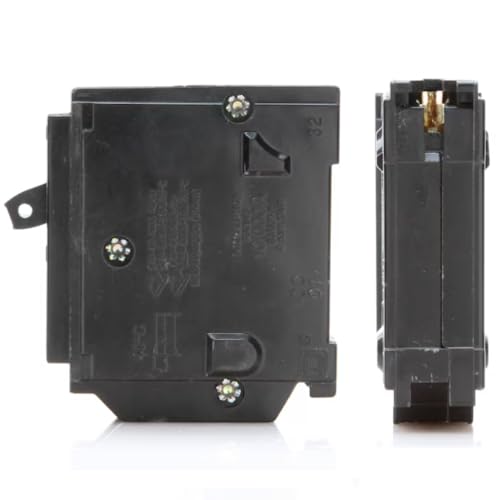 genuine square d hom120 circuit breaker 2 pack kit bundle 20 amp 20a single pole 120v 10kaic ul listed plug-on for homeline load centers amp panel box new replacement