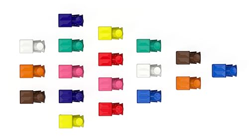 Marcadores Mexican Train plástico pack 18 piezas miniatura 2