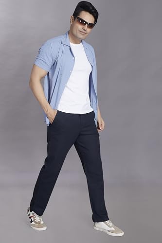 Image of DIVISIVE Men's Relaxed Fit Cotton Linen Blend Trousers