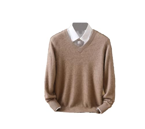 Hamthuit Men's Long Sleeve Knitted Pullover Sweaters Casual V-Neck Pullovers Slim Fit Knitted Pullover