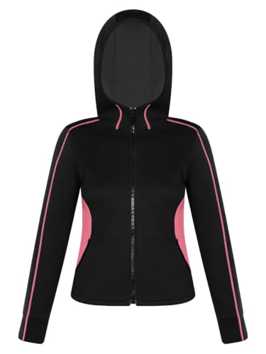 Hansber Women Surfing Top Hooded Wetsuit Top Outdoor Coat miniatura 4