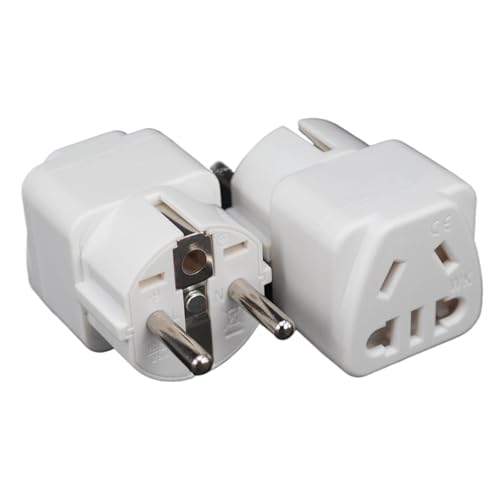 Convertisseur 250V WK-9 blanc pour prise de courant domestique