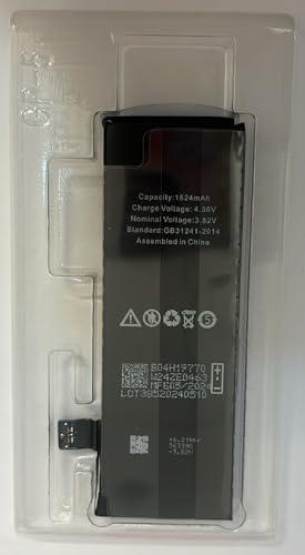 Batería De Repuesto Compatible para el iPhone SE (Version 2016) Capacidad 1624 mAh/Nueva Fabricacion/Adhesivo Incluido.