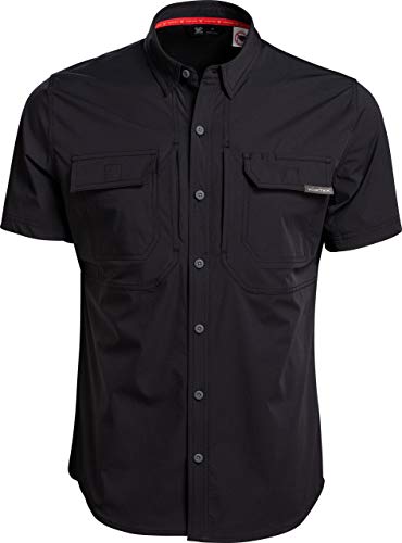 Vortex Men's Callsign Short Sleeve Shirts - UPF Sun Protection, Moisture Wicking, Stretch Fabric