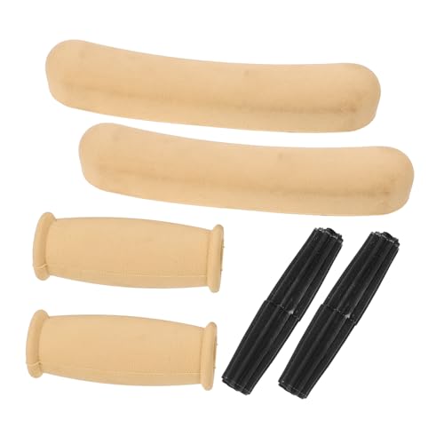HAKIDZEL 1Juego Almohadillas Muletas de Axilas Empuñaduras de Muleta Soporte Cómodo y Duradero Muletas de Instalación y Material Resistente Color