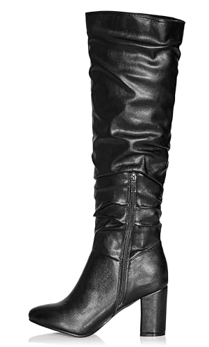 City Chic Women's Boot-Wide Fit Petra Sleek Knee High4