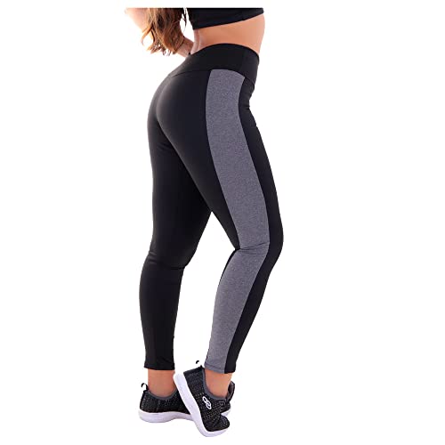Kit 3 Calças Leggings Bicolor e Kaya Click