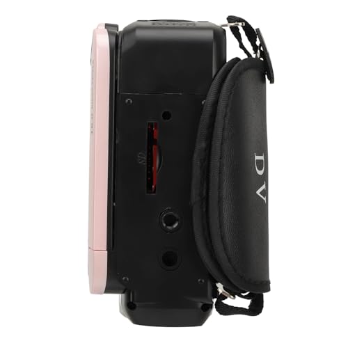 Caméscope Vidéo 1080P 16MP 16X Zoom HD Écran Rotatif 2,4 Pouces avec Lumière Remplissage Trépied 1/4 Pouce