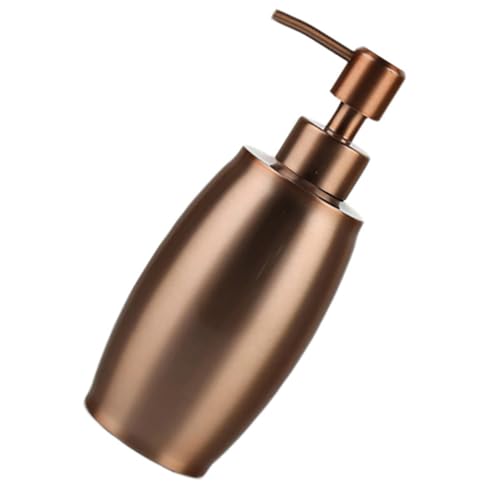 AMUSLESUR Dispensador Botella Dosificadora de Acero Inoxidable de 350ml de Loción Fácil de Transportar y Controlar Cantidad para Baño y Cocina