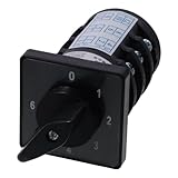 HOBBYIN Selector Switches,Rotary Changeover Switch,20A 500V 4W Useful 7 Position Changeover Switch,Changeover Switch