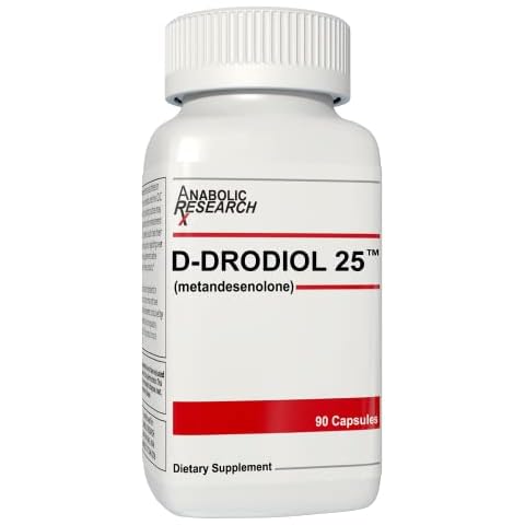 Anabolic Research D-Drodiol 25 - Mass, Strength, & Power - 1 Month Supply Cover