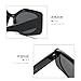 ZHZJQE Big Frame Vintage Cat Eye Sunglasses Women Men Sun Glasses