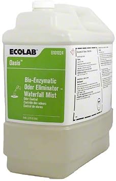 Ecolab 6101024 Bio-Enzymatic Odor Eliminator for Urine, Pet, Body & Trash - 2.5 Gallon Container